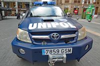 Fahrzeug von der UNIPOL am 24.01.2018 in Teneriffa