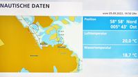 Nautische Daten in Stavanger Norwegen am 05.09.2022 um 14.50 Uhr