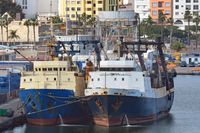 Trawler FLIPPER 3 (IMO 8606941) und DORADO (IMO 8707721) am 20.01.2018 im Hafen von Las Palmas de Gran Canaria