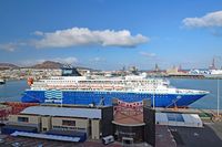 HORIZON am 20.01.2018 im Hafen von Las Palmas de Gran Canaria