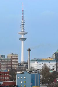 Fernsehturm in Hamburg am 7.2.2022