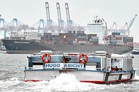 HUGO ABICHT (ENI 04811100) am 26.05.2020 im Hafen von Hamburg.Reederei Rainer Abicht Elbreederei