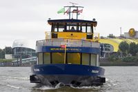 Hafenfähre ÖVELGÖNNE am 16.09.2021 im Hafen von Hamburg