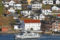 OSCARSBORG II am 09.02.2023 im Oslofjord