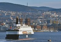 PEARL SEAWAYS am 09.02.2023 vor Oslo