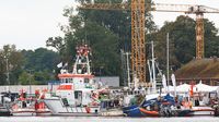 Fahrzeuge der DGzRS im Fischereihafen Travemünde 27.08.2022