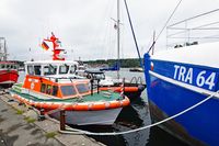 SAR-Boot MERVI der DGzRS in Lübeck-Travemünde 27.08.2022
