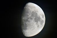 Mond am 24.09.2023 - Aufnahmestandort Stockelsdorf