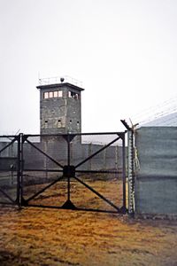 DDR-Beobachtungsturm im Raum Dassow im Jahr 1990