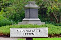Gedenkstätte Letten auf dem Vorwerker Friedhof in Lübeck 01.10.2023
