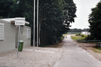 Bei der Grenzkontrollstelle Eichholz an der Grenze zwischen Lübeck-Eichholz und Herrnburg 1990