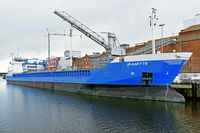 JEANETTE General Cargo Ship, IMO 9357509, 05.10.2023 bei Brüggen in Lübeck