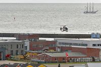 Hubschrauber D-HTMK am 16.10.2023 in Helgoland