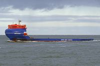 BRAVEWIND (IMO 9886330), Heavy Load Carrier, am 16.10.2023 in der Nordsee