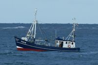 CUX 16, Fischereifahrzeug, am 16.10.2023 in der Nordsee