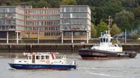DEEPENSCHRIEWER I (H3414) am 16.10.2023 im Hafen von Hamburg