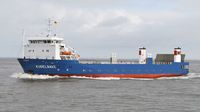 KUGELBAKE Ro-Ro Cargo Ship, IMO 9510747, am 16.10.2023 in der Nordsee