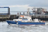 Polizeiboot WS 2 BÜRGERMEISTER WEICHMANN am 16.10.2023 in Cuxhaven