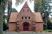 Kolumbarium auf dem Vorwerker Friedhof in Lübeck 14.11.2023