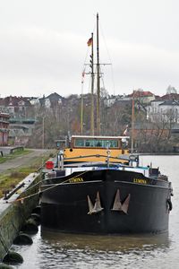 GMS / Binnenschiff LUMINA (ENI 02314074) am 23.12.2023 in Lübeck