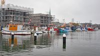 Am 04.01.2024 im Fischereihafen Lübeck-Travemünde