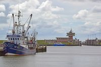 Fischkutter SC 12 DAMKERORT am 20.07.2015 im Hafen von Büsum