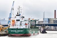 GROSSE FREIHEIT, General Cargo Ship, IMO 9507142, am 03.02.2024 in Lübeck