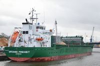 GROSSE FREIHEIT, General Cargo Ship, IMO 9507142, am 03.02.2024 in Lübeck