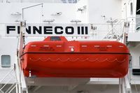 FINNECO III, Ro-Ro Cargo Ship, IMO 9856854, am 03.02.2024 in Lübeck-Travemünde