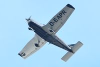 Piper PA-28-181 Archer II von der Flugschule Lübeck mit Kennung D-EAPR am 03.02.2024 über Lübeck-Travemünde