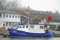Fischereifahrzeug NIE 1 in Niendorf an der Ostsee 10.02.2024