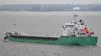 ARKLOW MILL General Cargo Ship, IMO 9440265, am 14.02.2024 in der Ostsee vor Kiel