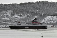 CROWN SEAWAYS (IMO 8917613) am Morgen des 13.02.2024 in Oslo