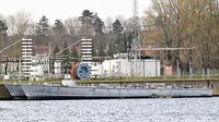 EX-DACHS (P6127) bzw. S 77 am 09.03.2024 unweit ehemaliger Baltec Werft in Lübeck-Herrenwyk