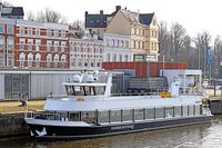 Fahrgastschiff HERMES am 09.03.2024 in Lübeck