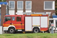 Feuerwehr-Fahrzeug HL-I 138 am 16.08.2019 bei der Feuerwache 4 in Lübeck-Schlutup