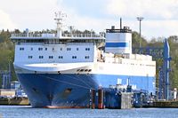 FINNPULP (IMO 9212644, Finnlines) am 20.04.2024 in Lübeck-Travemünde