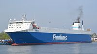 FINNTIDE (Finnlines, IMO 9468920) am 27.04.2024 in Lübeck-Travemünde