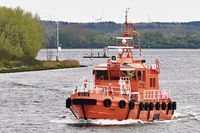 Lotsenversetzboot STEIN am 27.04.2024 in Lübeck-Travemünde