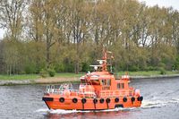 Lotsenversetzboot STEIN am 27.04.2024 in Lübeck-Travemünde
