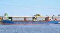 SONORO, General Cargo Ship, IMO 9199397, am 27.04.2024 beim Lehmannkai 2 Lübeck