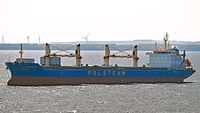 KOSZALIN, Bulk Carrier, IMO 9594236, am 07.05.2024 in der Ostsee vor Rostock