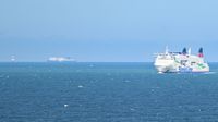 SKANE, Passenger/Ro-Ro Cargo Ship, IMO 9133915, am 07.05.2024 in der Ostsee vor Rostock