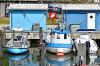 KLEEN ANNA und LÜMMEL am 19.05.2024 im Hafen von Niendorf Ostsee