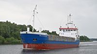 BALTIC SAILOR, General Cargo Ship, IMO 9138214 am 06.06.2024 im NOK Nordostsee-Kanal