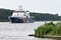 Bundespolizei-Schiff BP 82 BAMBERG am 06.06.2024 im Nord-Ostsee-Kanal
