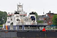 Bundespolizei-Schiff BP 82 BAMBERG am 06.06.2024 in Schleuse Kiel-Holtenau