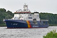 Bundespolizei-Schiff BP 82 BAMBERG am 06.06.2024 im Nord-Ostsee-Kanal