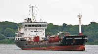 ENDELO SWAN, Chemical Oil Products Tanker, IMO 9371725, am 06.06.2024 in der Kieler Förde