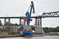 ERNST HAGEDORN (IMO 8806149) am 06.06.2024 im Nordostsee-Kanal bei Rendsburg